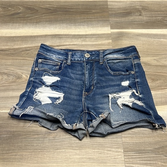 🏁 American Eagle high rise shortie size 6 - Picture 2 of 7